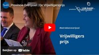 afbeelding van de YouTube film over de Vrijwilligersprijs